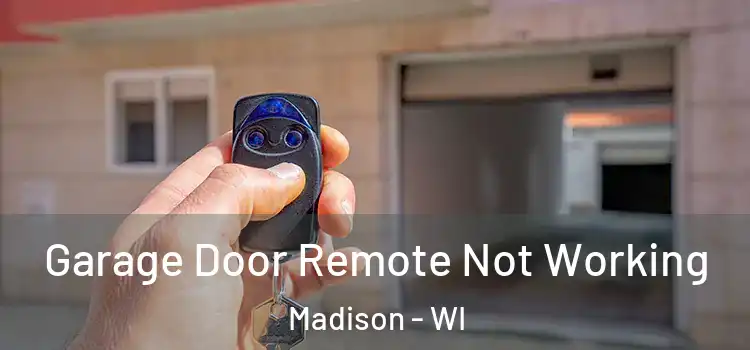  Garage Door Remote Not Working Madison - WI